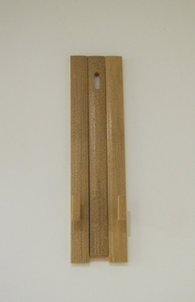 画像1: 飾り扇・扇立てセット（両金・竹）